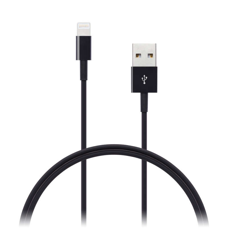 Wirez USB-A -&gt; Lightning BLACK

