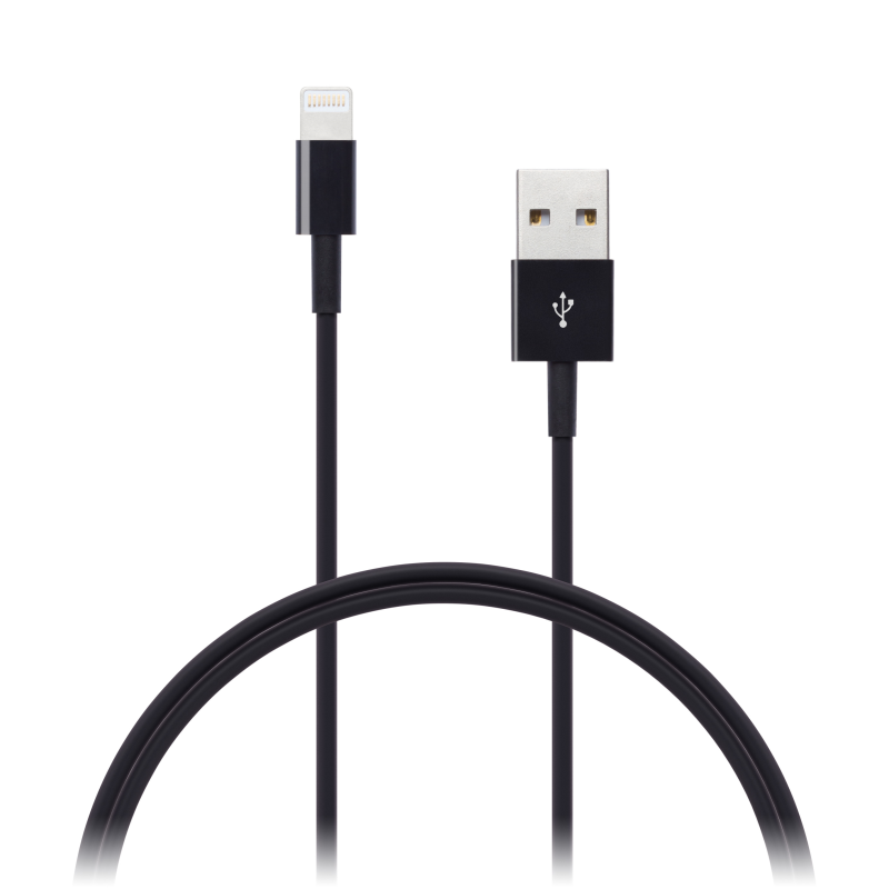 Wirez USB-A -&gt; Lightning BLACK