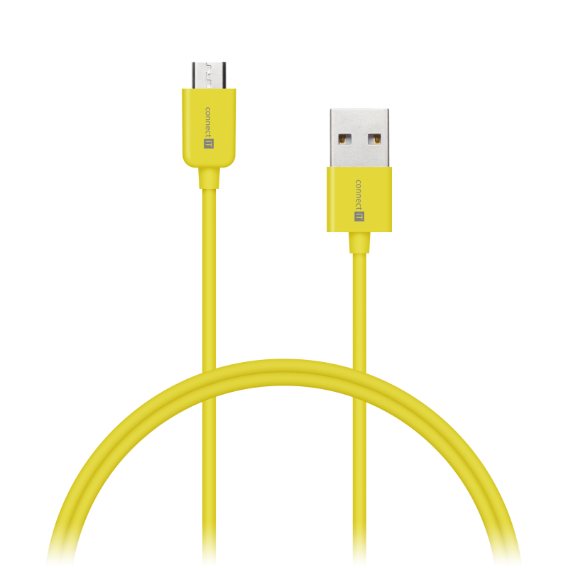 Wirez Colorz USB-A -> Micro-USB AMARILLO