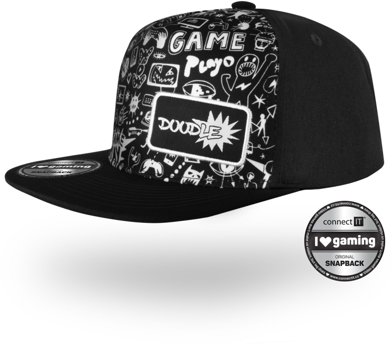 DOODLE Snapback BLACK