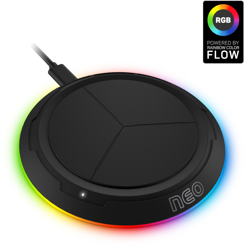 NEO Qi RGB FEKETE