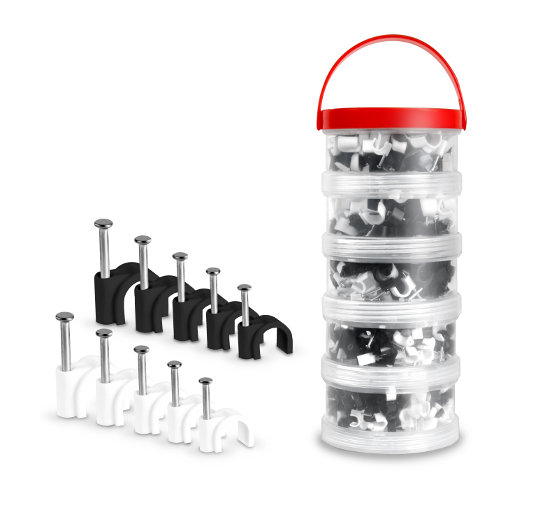 Cable Clip BLACK/WHITE
